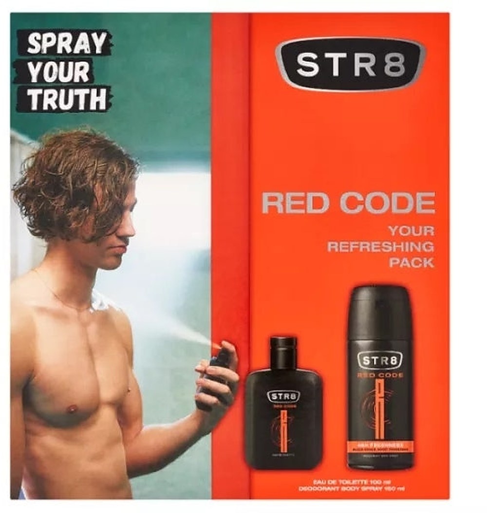 STR8 Red Code Set (edt/100ml + deo/150ml)