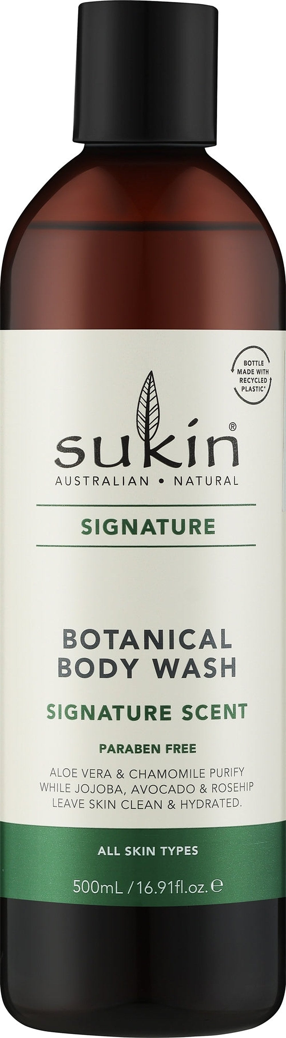 Gel douche rafraîchissant Sukin Botanical Body Wash 500 ml 