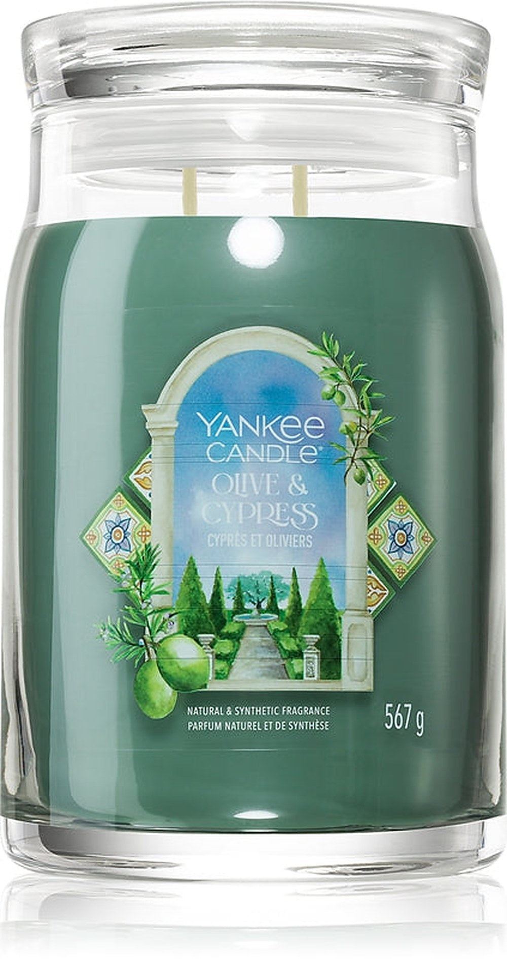Yankee Candle Olive &amp; Cypress doftljus 567 g
