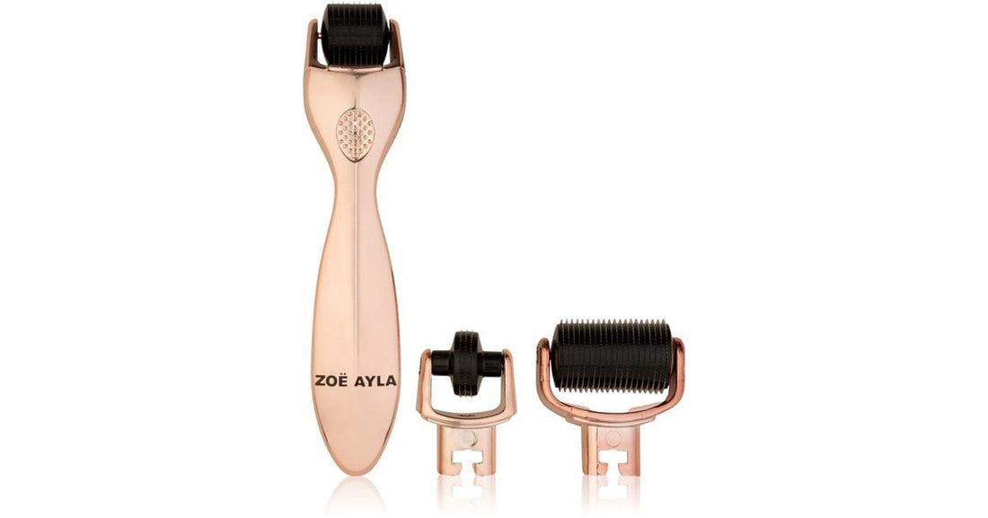 Zoë Ayla Micro-Needling Derma Roller Set applicatore con micro-aghi per viso e corpo 1 pz