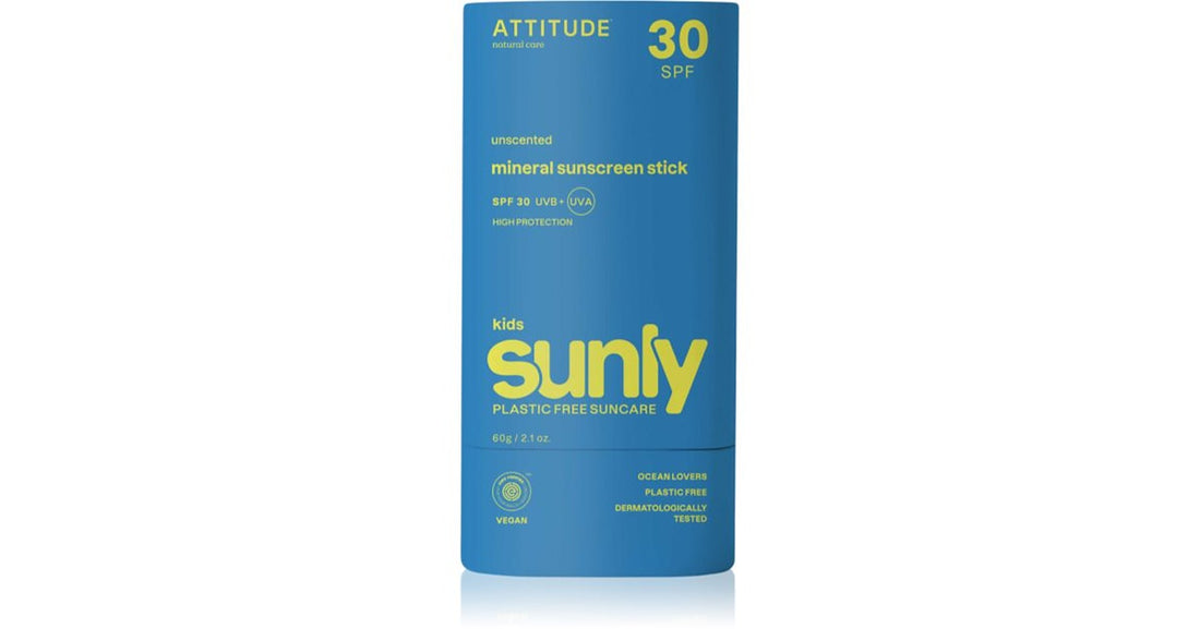 Attitude Sunly Stick 60 g SPF 30 — Stick solar