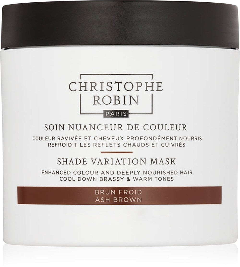 Christophe Robin Shade Variation mascarilla nutritiva castaño ceniza 250 ml — Mascarilla para cabello