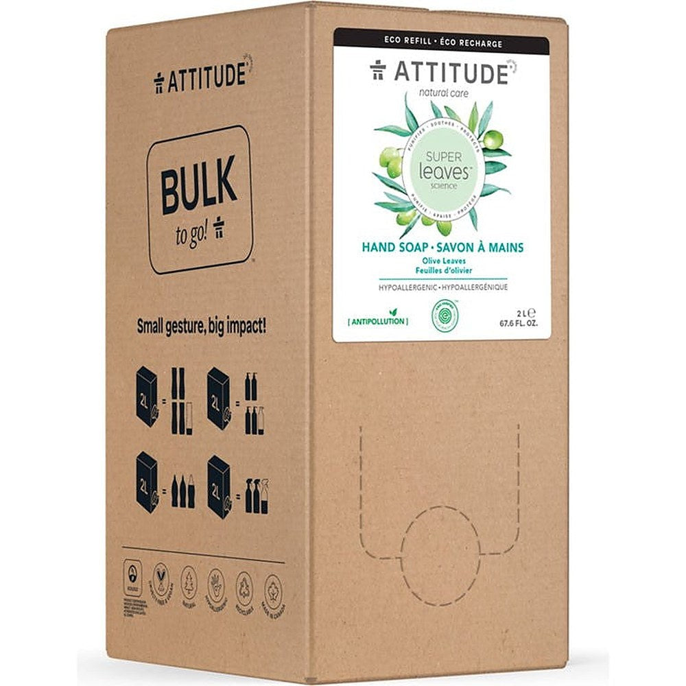 Attitude Super Leaves Sapone mani Olive Foglie 2 L — Sapone mani