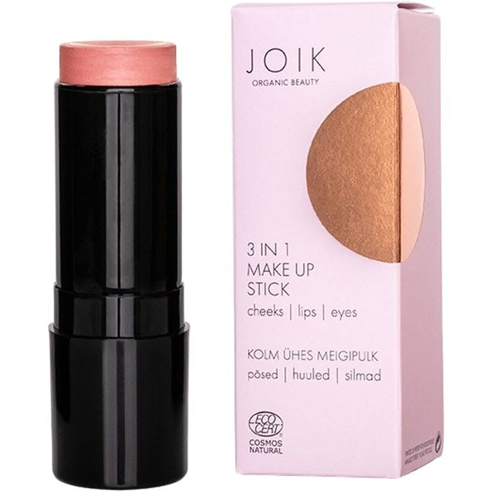 Joik Organic 3in1 Stick make up 03 Sunset Peach 8.5 g — Multifunktionell ansiktsstick