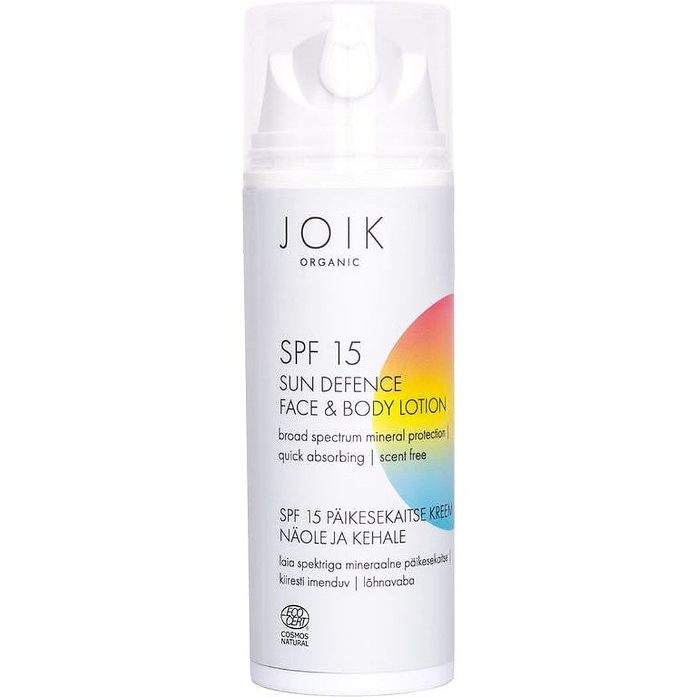 Joik Organic Solare Defence Lozione viso e corpo SPF 15 150 ml — Solcreme