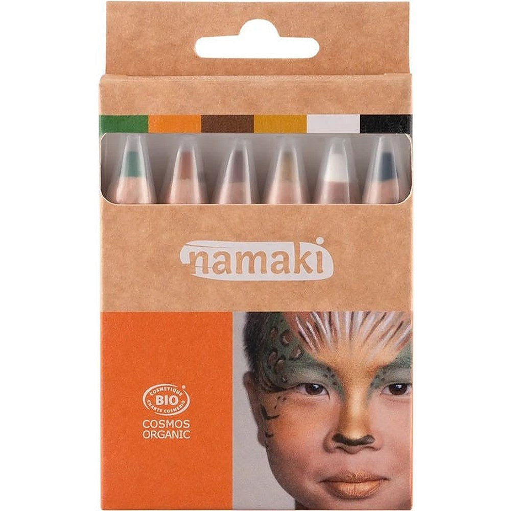 Namaki Wild Life Matite pittura viso Set — Set de crayons de peinture pour le visage