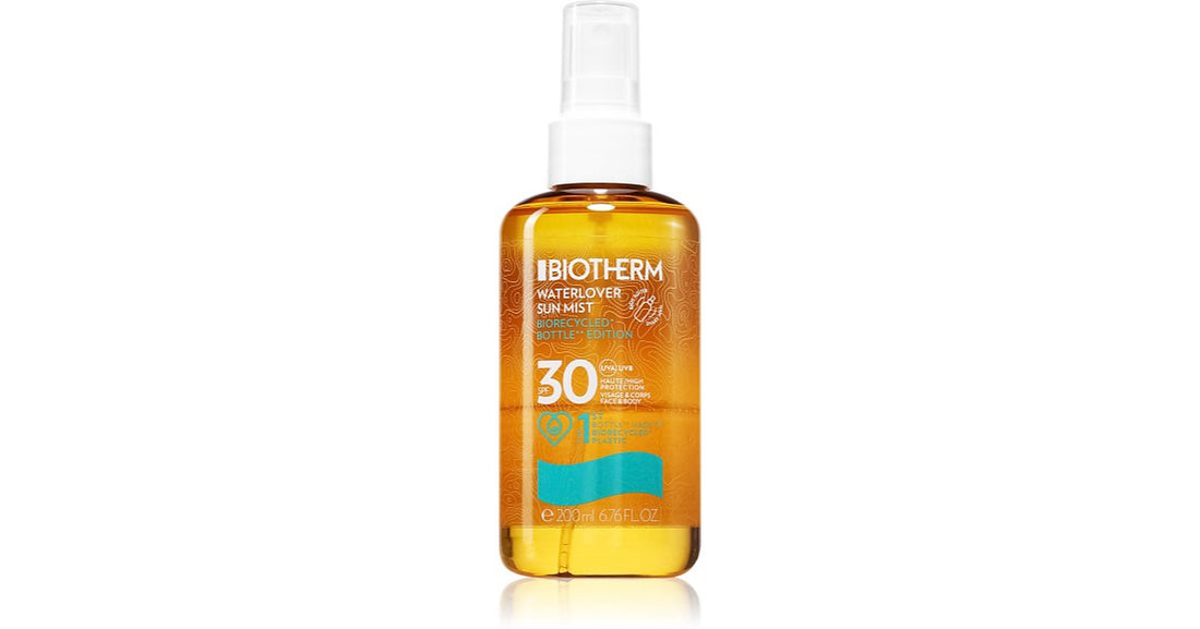 Biotherm Waterlover Sole Biorecycled Edition SPF 30 200 ml — Spray solare