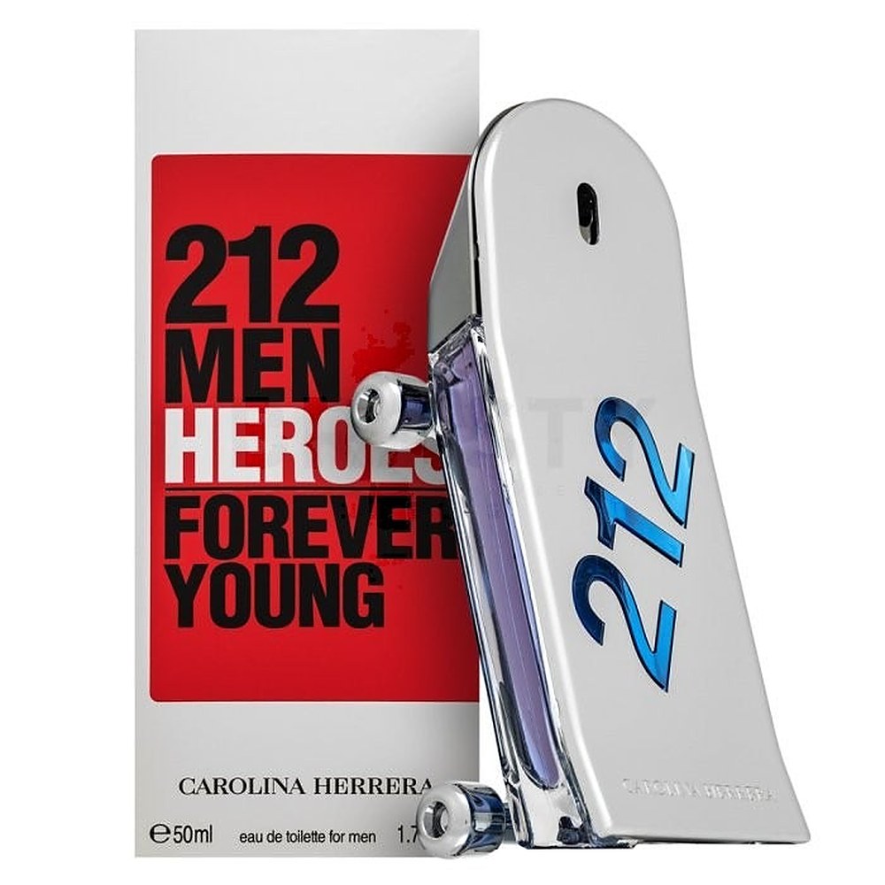 Carolina Herrera 212 Eroi Uomo 50 ml — Eau de Toilette
