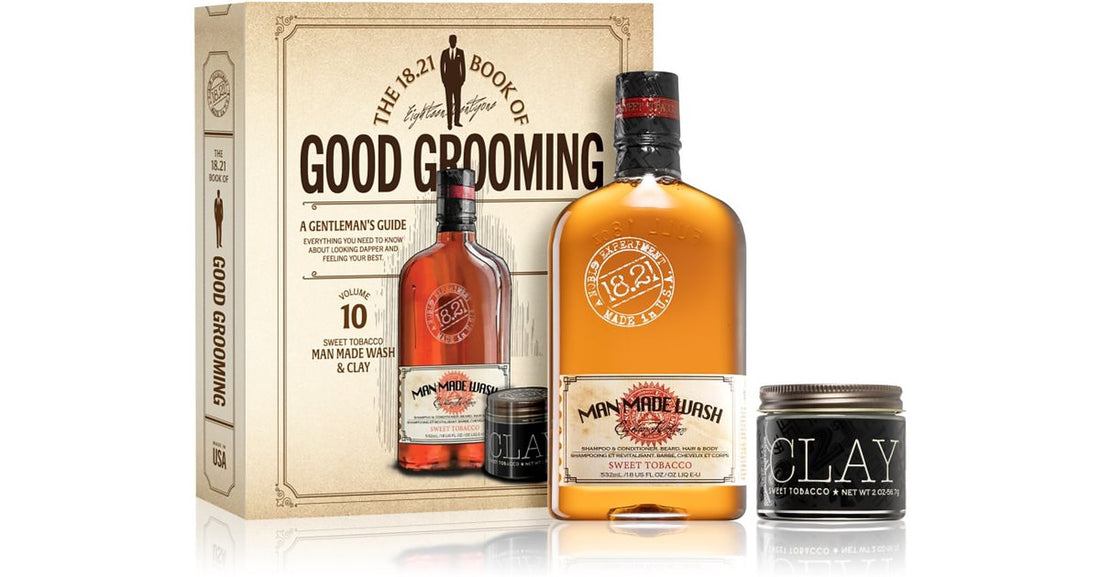 18.21 Man Made Book of Good Grooming Volume 10 — Set Cura Uomo