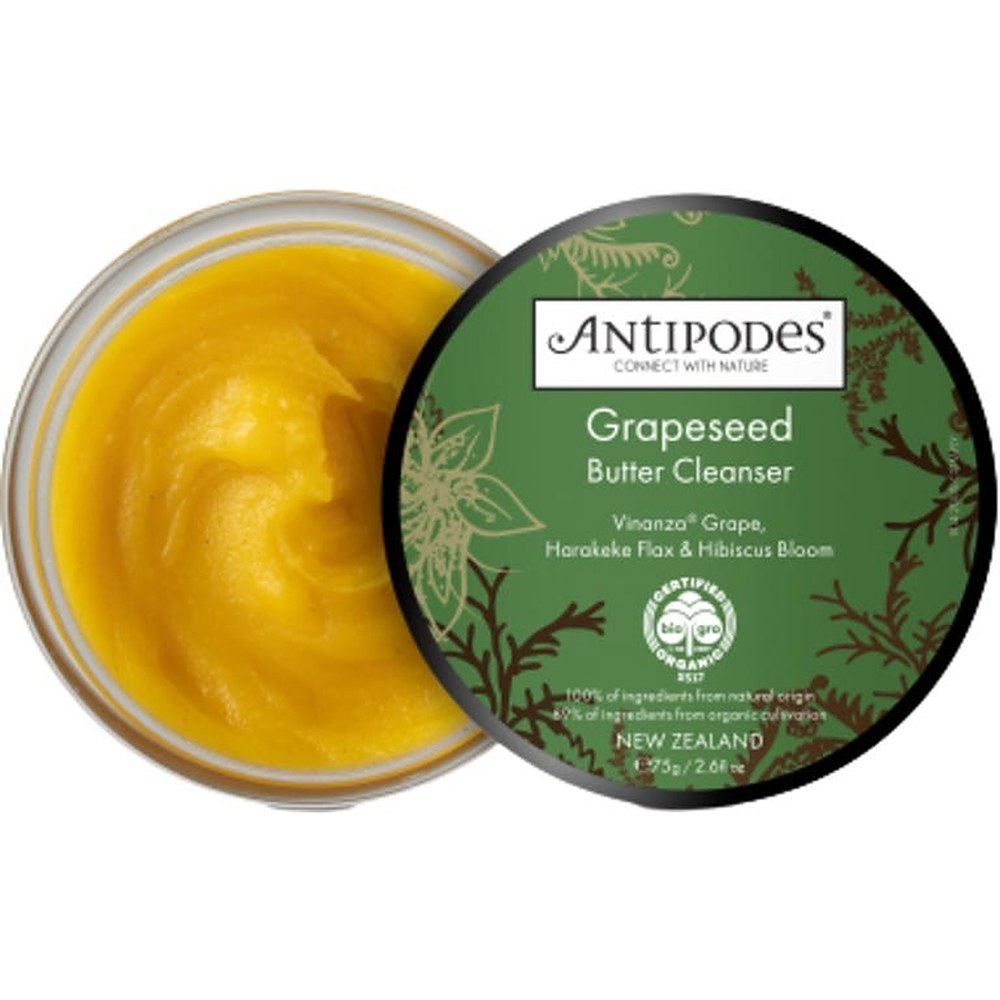 Antipodes Detergente al Burro di Vinaccioli 75 g — Detergente Viso