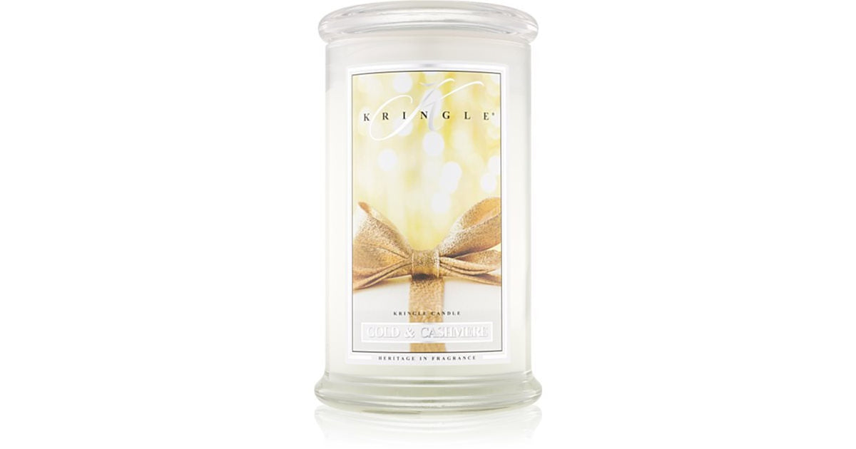 Vela perfumada Kringle ouro e caxemira 624 g