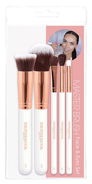 Dermacol Set pennelli cosmetici D51, D55, D81, D82, D83 — Sada štětců