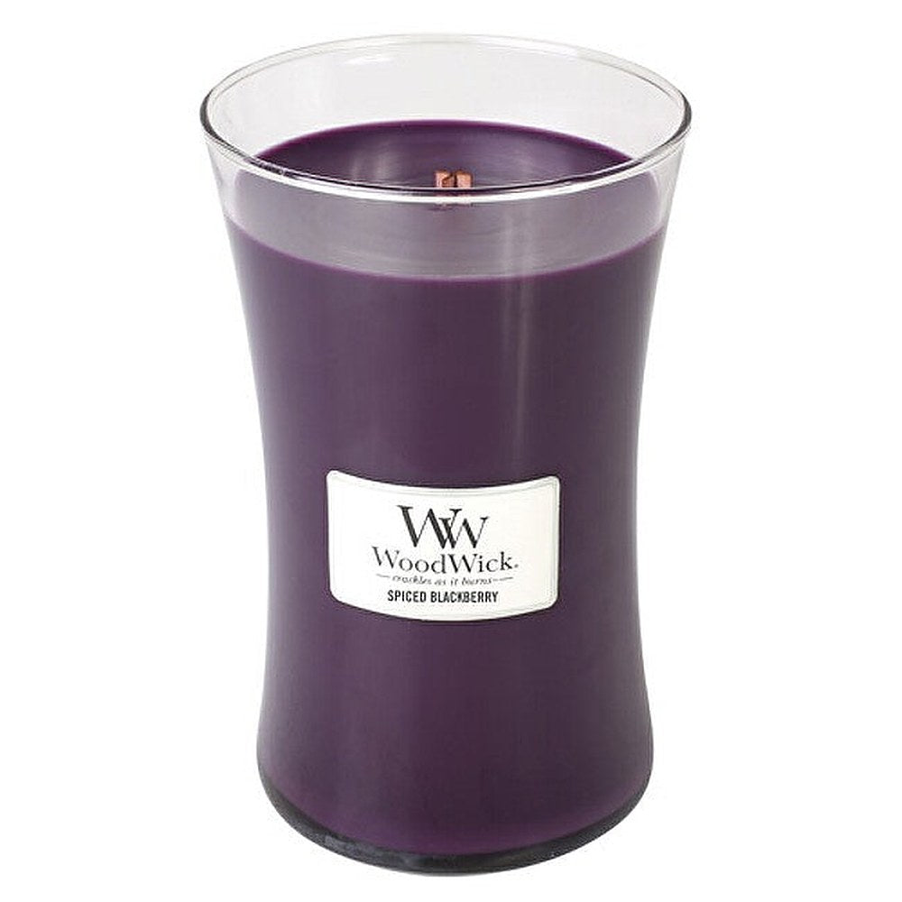 Woodwick Spiced Blackberry Świeca Zapachowa 609,5g — Świeca