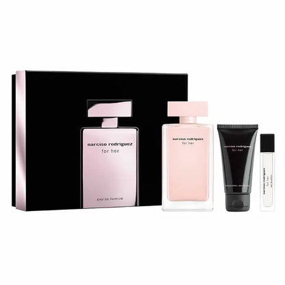 Narciso Rodriguez for hennes Eau De Parfume Spray Set 100 ml 3 stk.