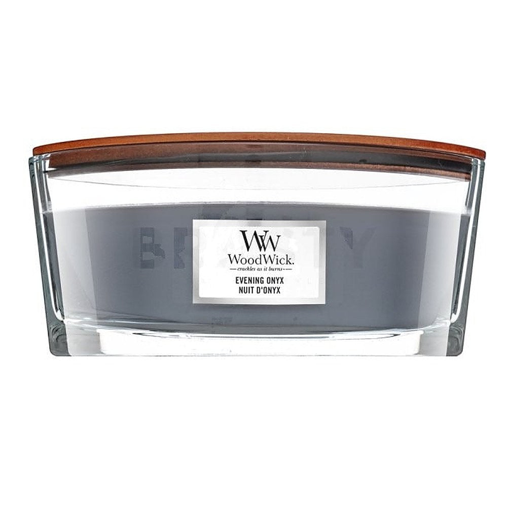 Woodwick Evening Onyx Candela profumata 453,6 g — Bougie parfumée
