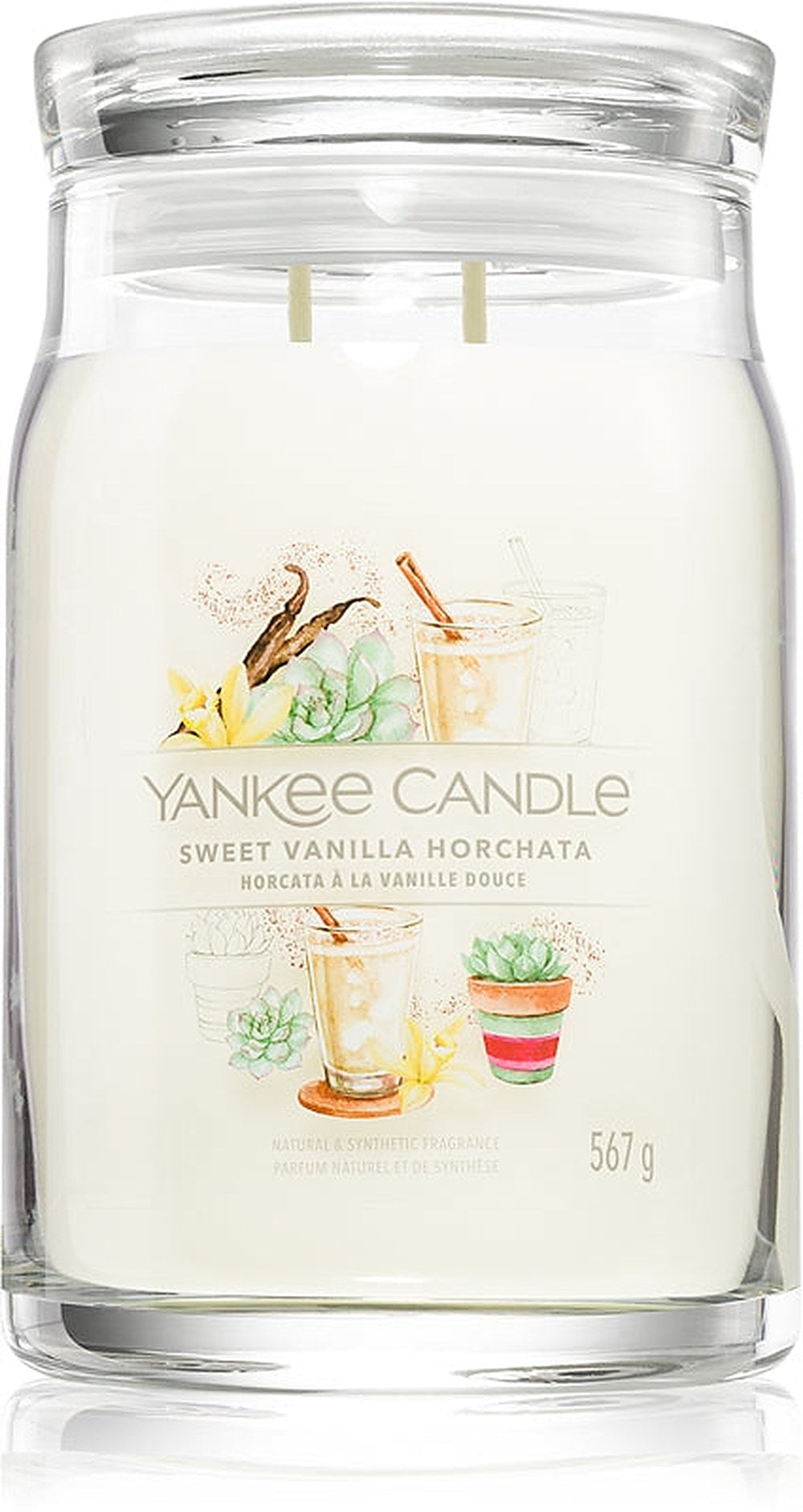 Yankee Candle Sweet Vanilla Horchata Signature 567 g — Αρωματικό κερί