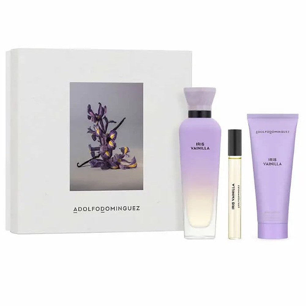 Adolfo Dominguez Iris Vainilla 120 ml — Eau de Parfum Set 3 Stück 