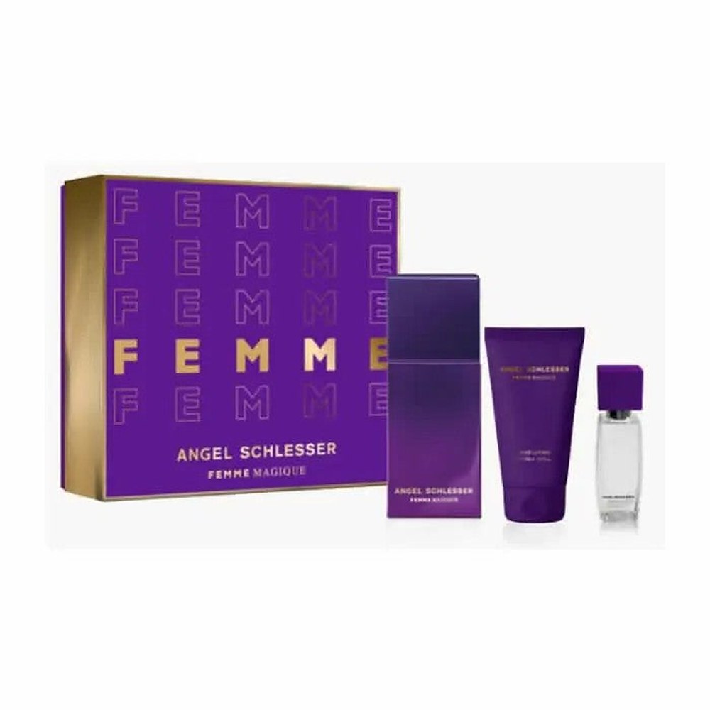 Angel Schlesser Femme Magique Eau De Toilette Spray 100ml Conjunto 3 Peças