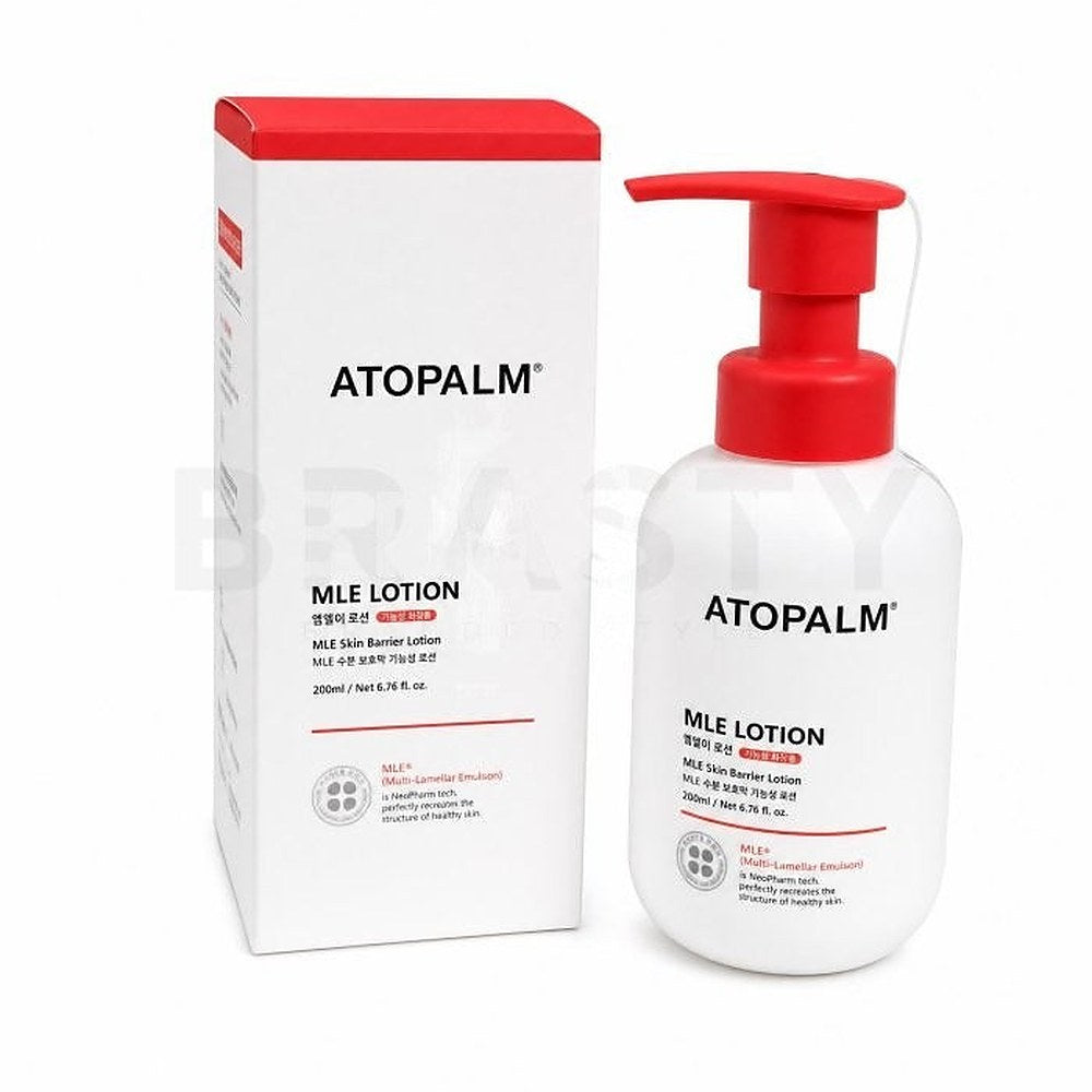 ATOPALM חלב גוף קל לחות ומזין MLE לעור רגיש 200 מ"ל