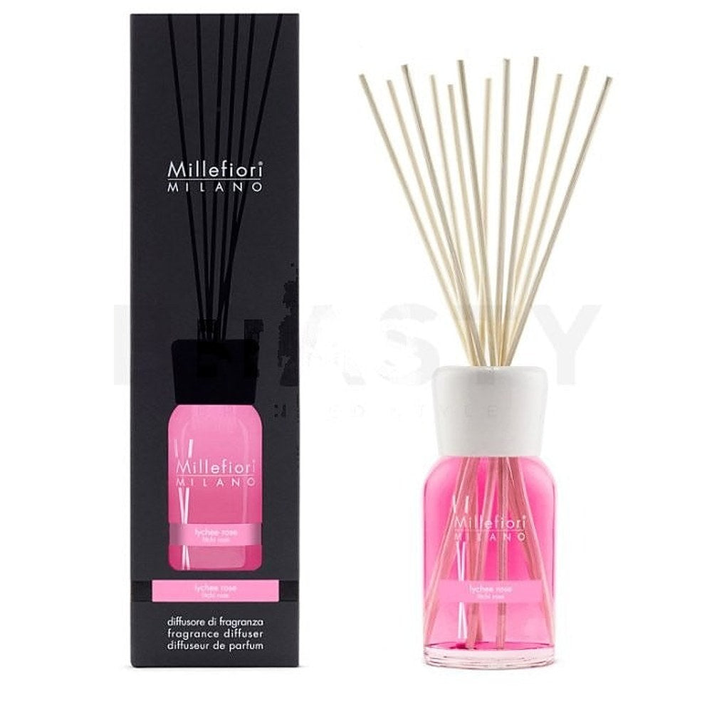 Millefiori Lychee Rose 500 ml — Geurstokjes