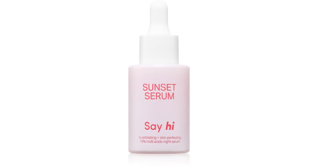 Say Hi Sunset 30 ml — Siero esfoliante viso