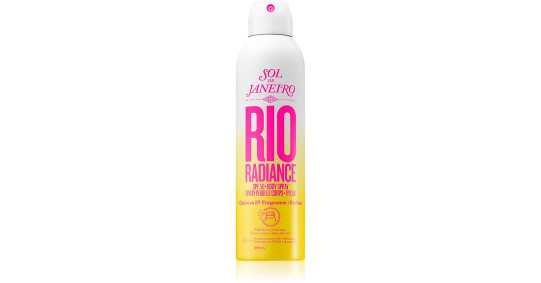 Sol de Janeiro Rio Radiance forfriskende og fuktighetsgivende hudbeskyttelsesspray SPF 50 200 ml
