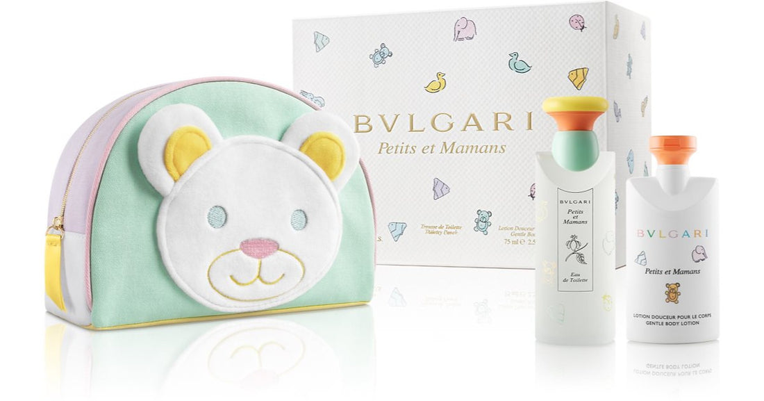 BVLGARI Petits et Mamans cutie cadou unisex Eau de Toilette 100 ml + lapte de corp delicat 75 ml + pungă 1 buc