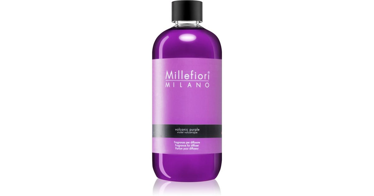 Millefiori Milano Vulkanisk Lilla 500 ml — Genopfyldning til Diffuser