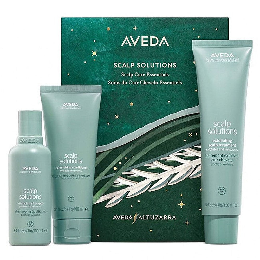 Aveda Holiday Scalp Solutions Exfoliating Essentials 3 stk — Sæt Cofanetto