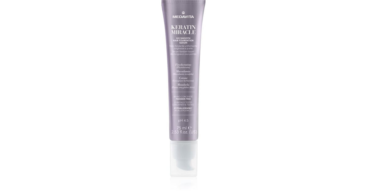 Medavita Kératine Miracle Go Smooth Active Sérum pour doubles points 75 ml