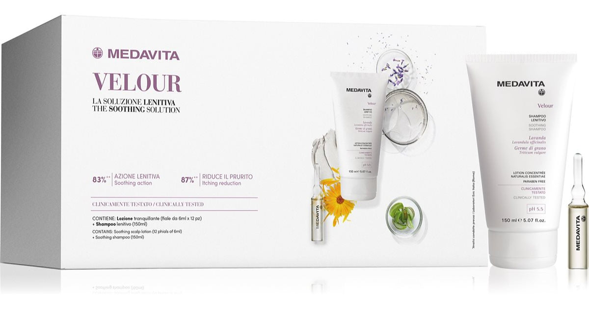 Medavita Ensemble cadeau de restauration en velours pour les cheveux 1 pcs