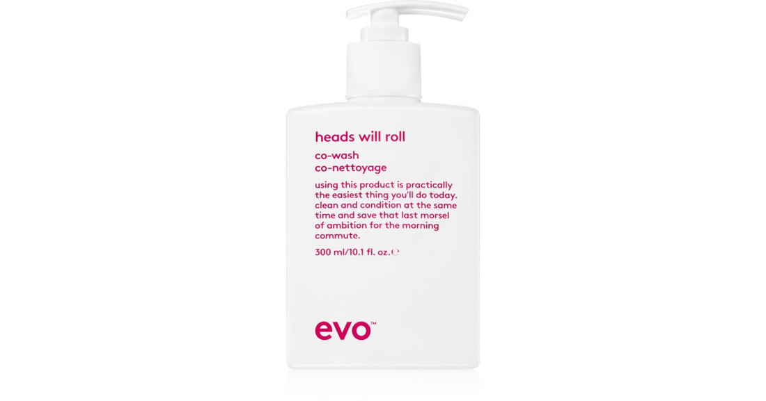 EVO 컬 헤드 윌 롤 웨이브 및 곱슬머리용 샴푸 및 컨디셔너 2 in 1 300 ml