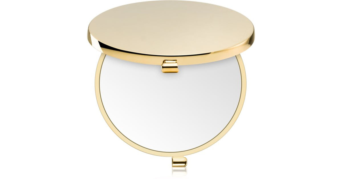 Janeke Gold Line Handbag Compact Double Mirror with Gold Details