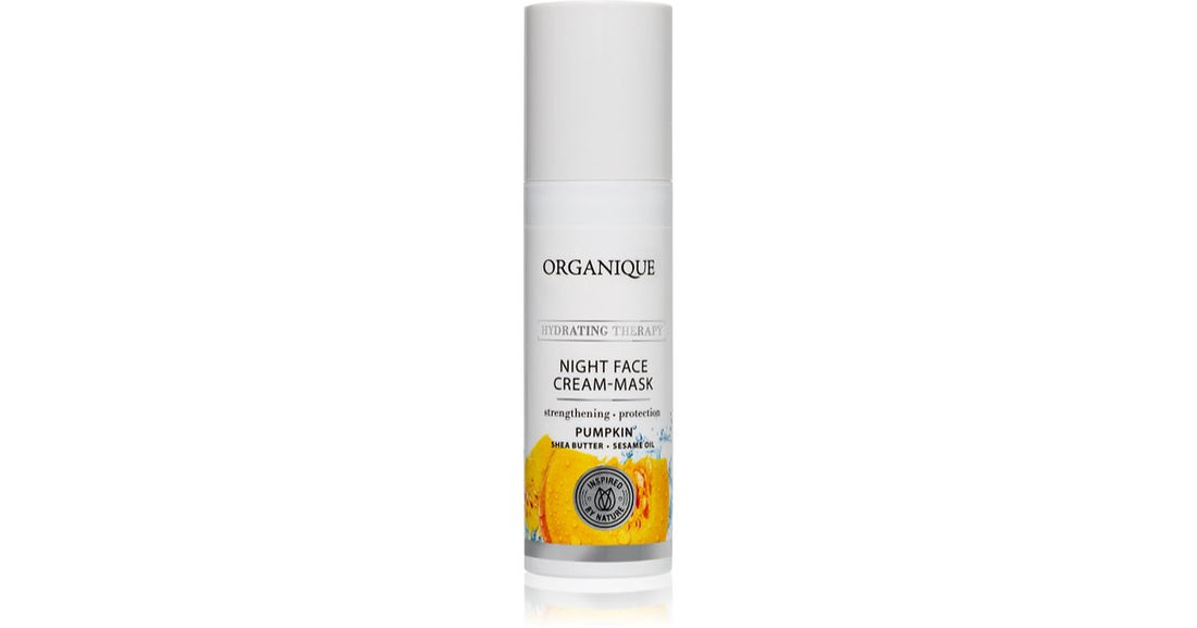 Organique Hydrating Therapy Pumpkin Naturlig fugtgivende natmaske 50 ml — Ansigtsmaske