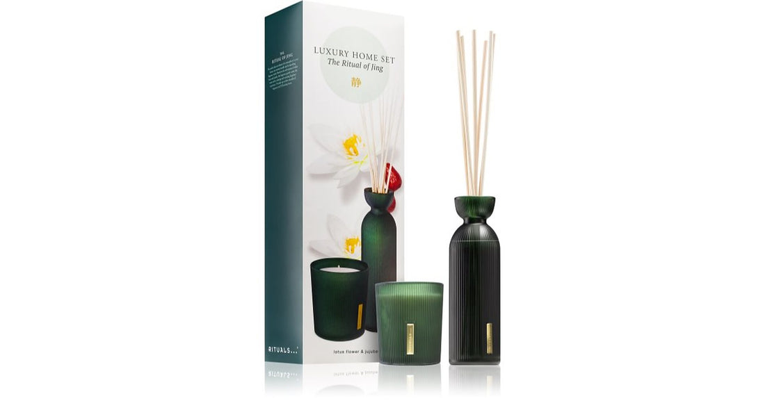 RITUALS The Ritual Of Jing キャンドル 290g + ディフューザー 250ml レディース — ギフトセット
