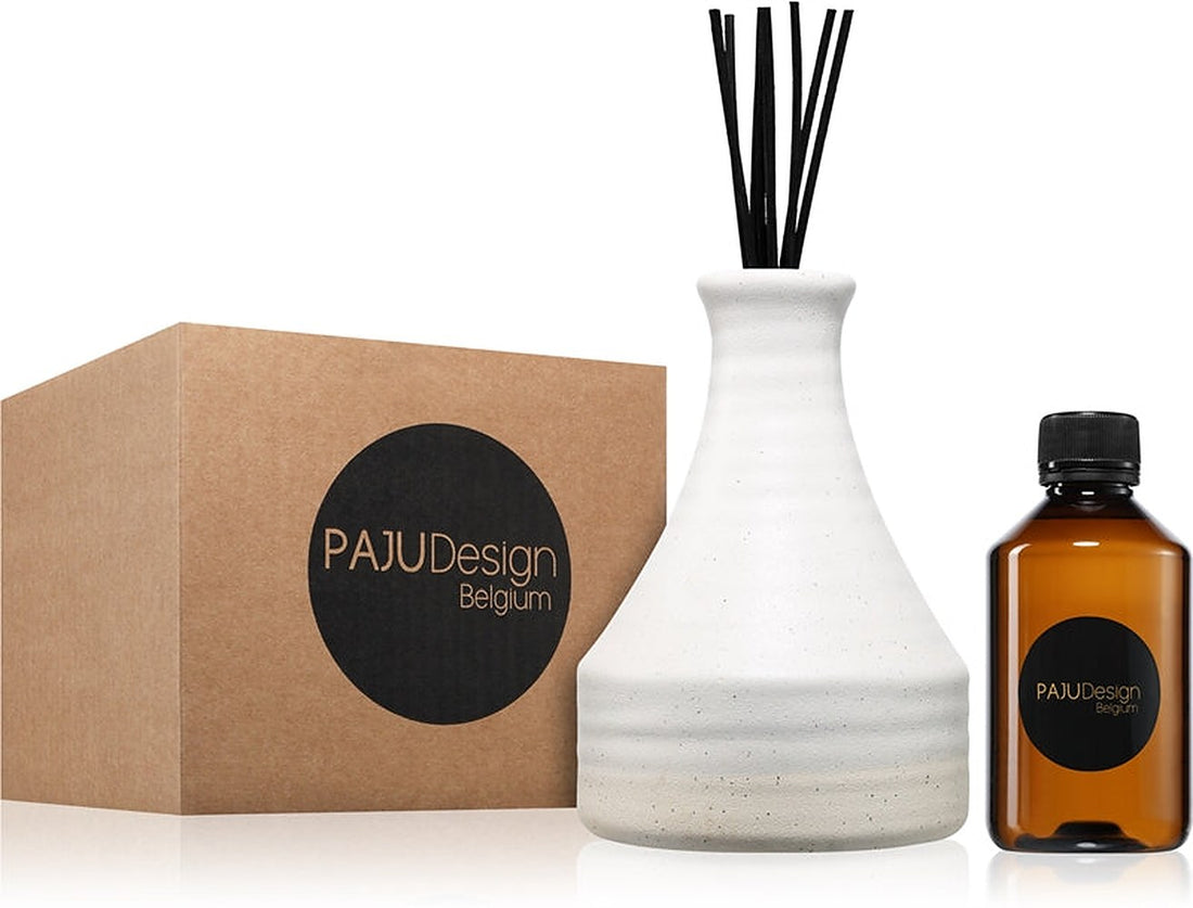 Paju Amanda White Cadeauset 17x17x11 cm — Set Kaarsen
