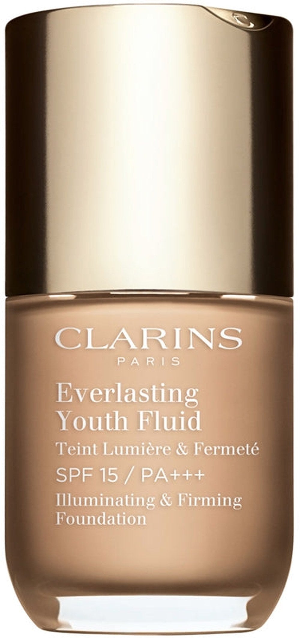 Clarins Věčný Youth Rozjasňující podkladový fluid SPF 15 barva 108.3 Organza 30 ml