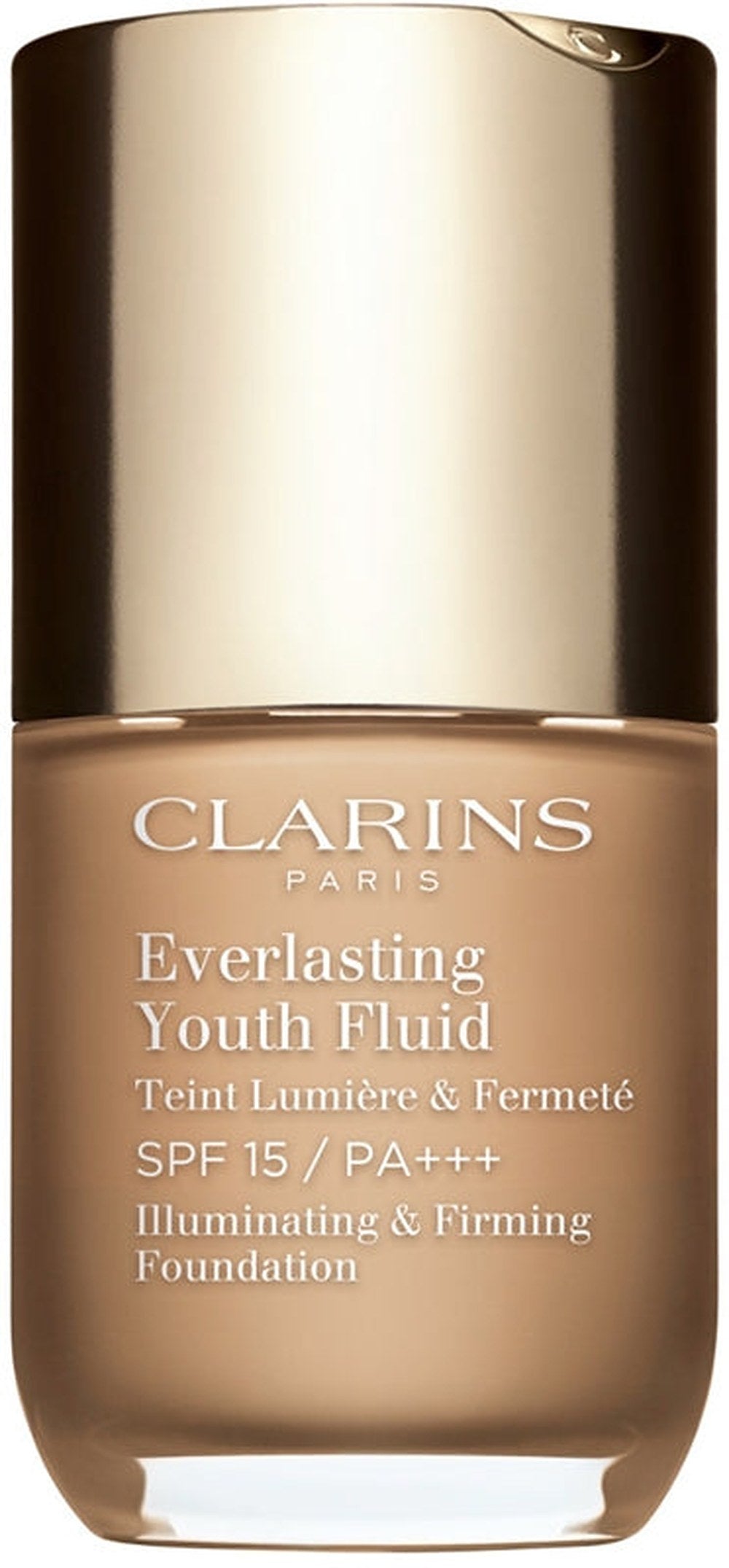 Clarins Věčný Youth Rozjasňující podkladový fluid SPF 15 barva 111 Toffe 30 ml