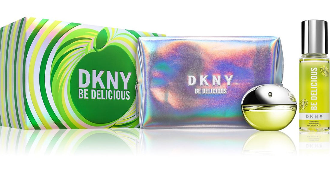 DKNY Be Delicious dámská dárková sada parfémovaná voda 100 ml + parfémovaný tělový sprej 125 ml