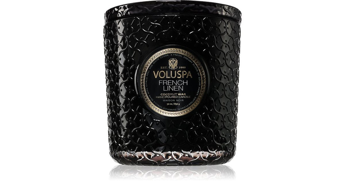 Voluspa Maison Noir French Linen 850 g — Scented Candle 