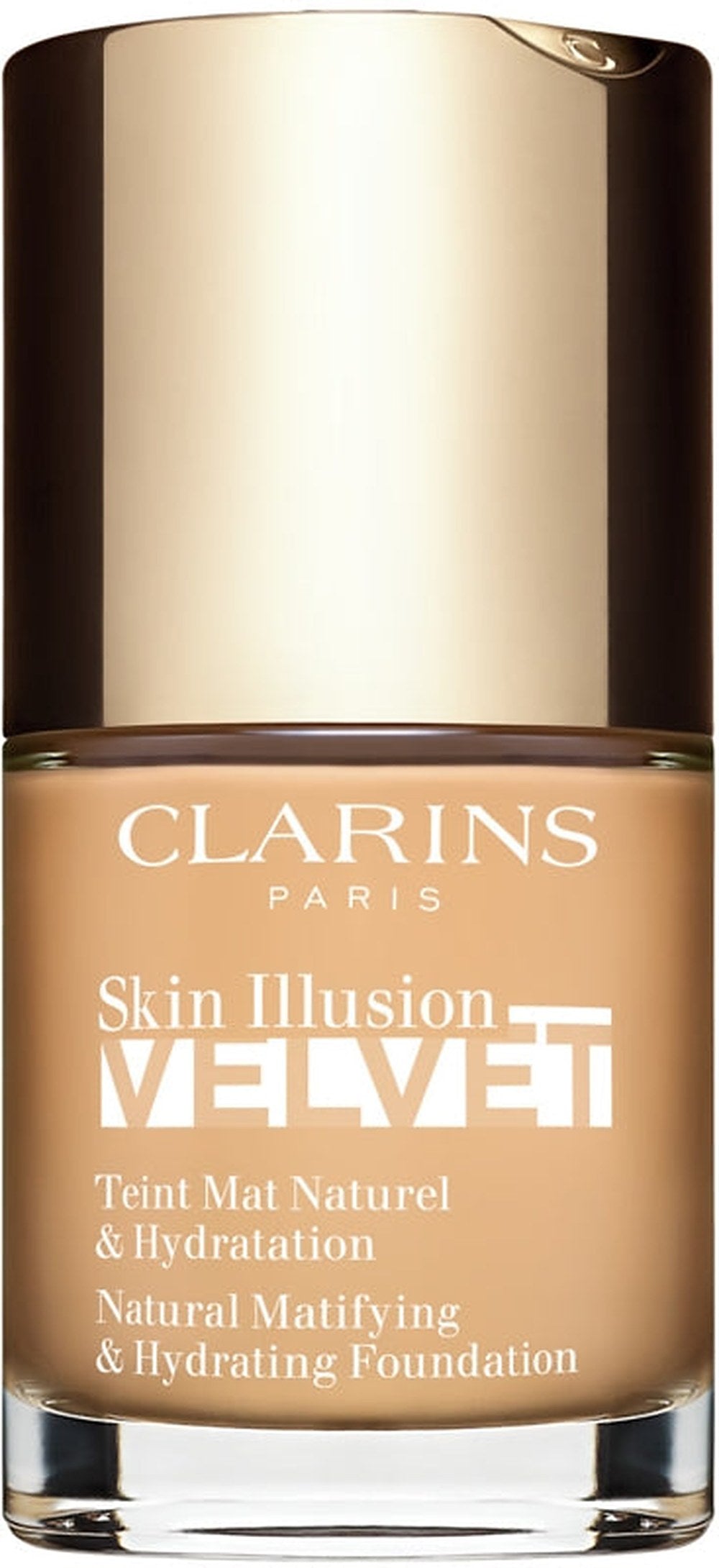 Clarins Skin Illusion Velvet 哑光滋养粉底液，色号 106N，30 毫升