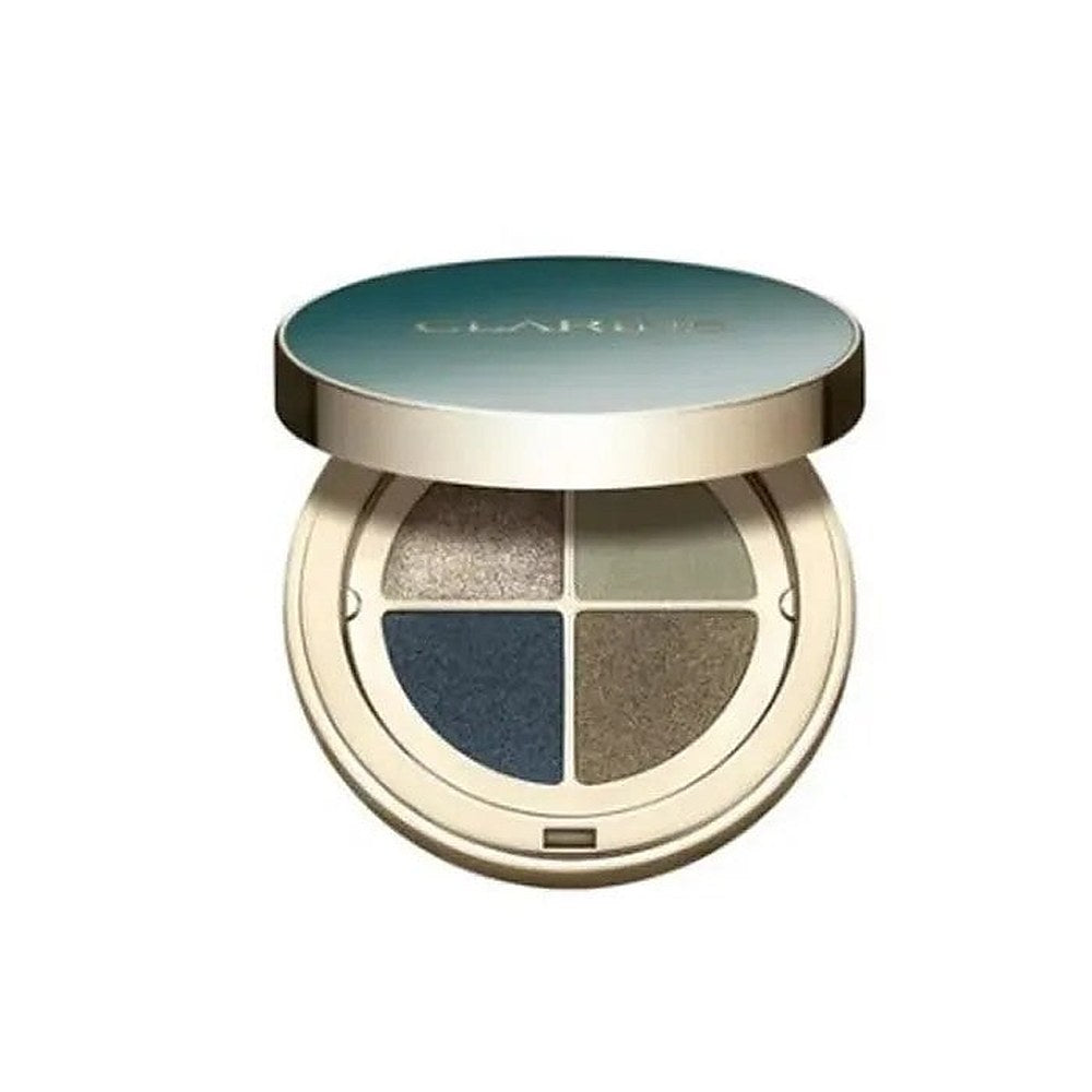 Clarins لوحة ظلال العيون أومبري بأربعة ألوان لتأثير يدوم طويلاً، اللون 05 - تدرج اليشم 4.2 جرام