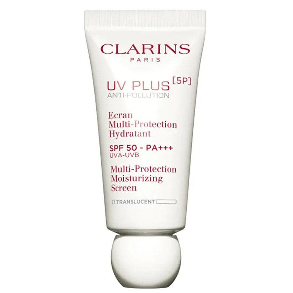 Clarins كريم مرطب شفاف متعدد الأغراض مضاد للتلوث UV PLUS [5P] بعامل حماية من الشمس 50، 30 مل