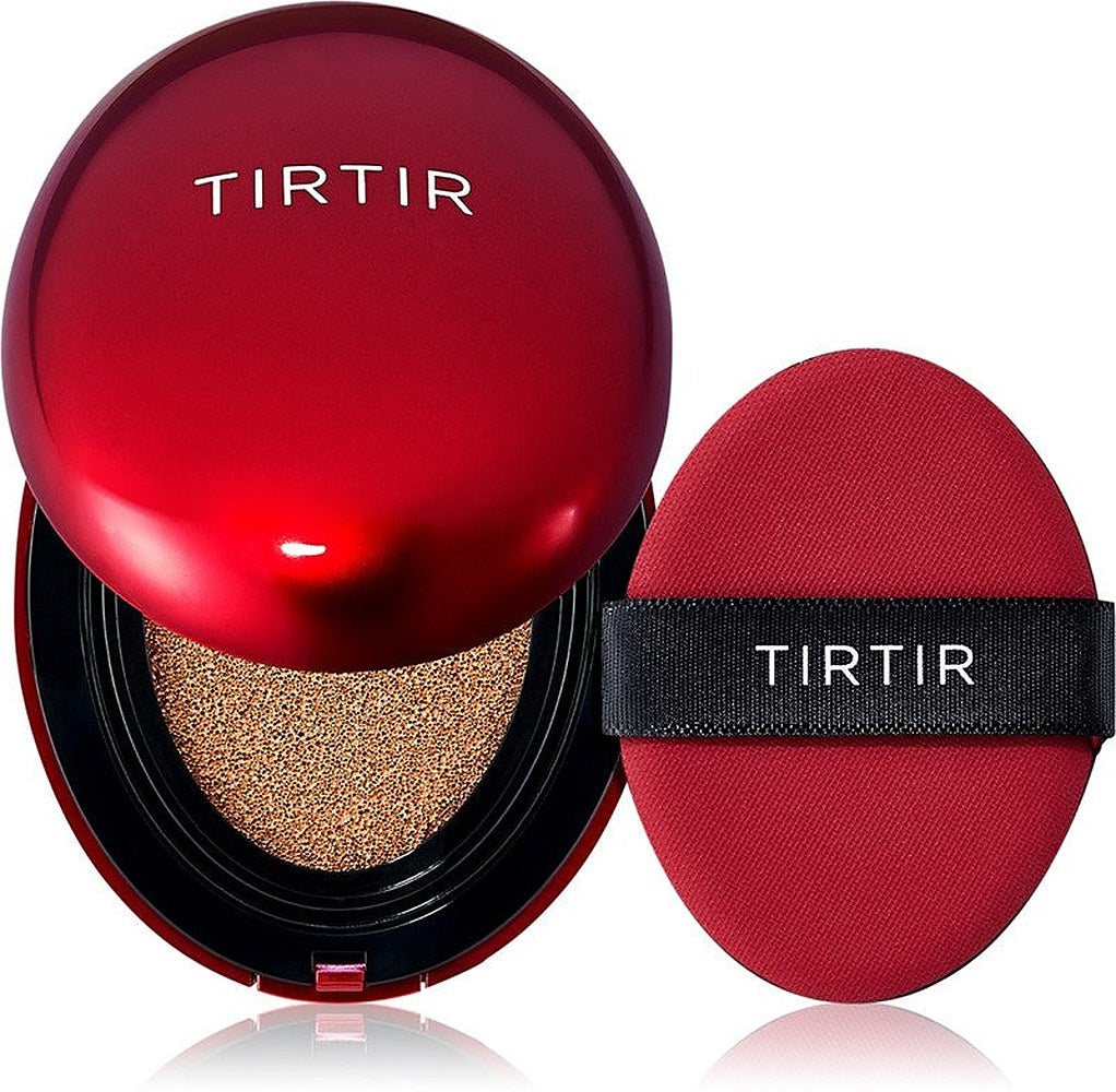 TIRTIR Mask Fit Red 持久气垫粉底液，高防紫外线，颜色 31N French Beige 18 克