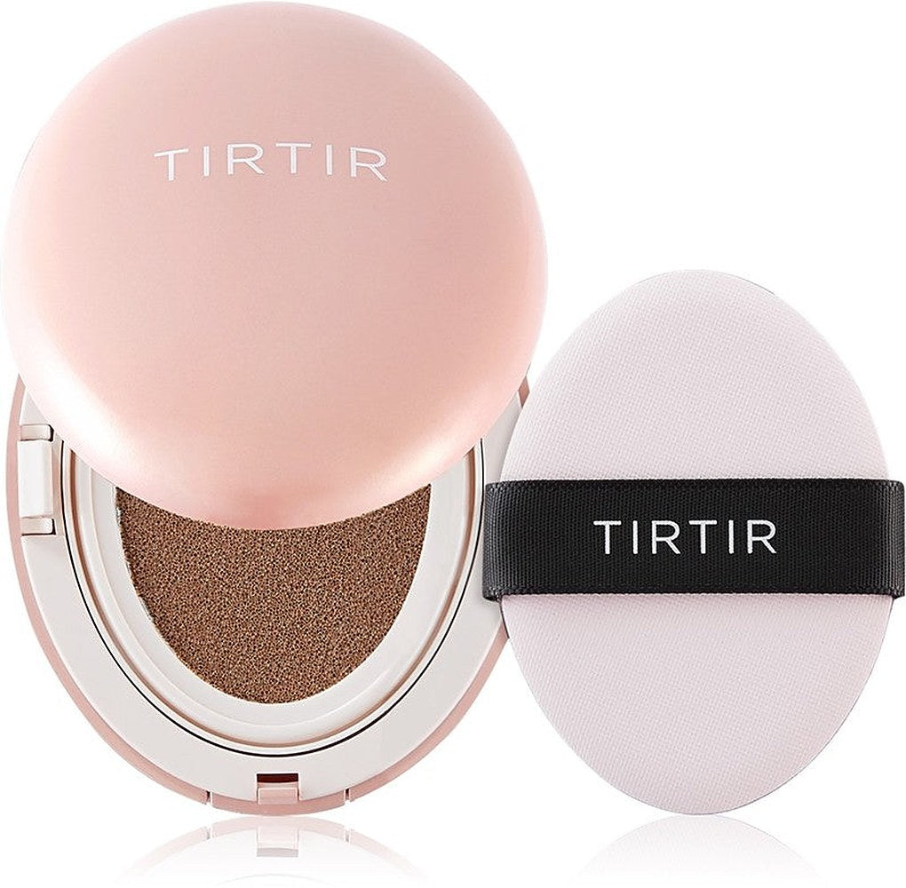 TIRTIR Mask Fit All Cover 43N Deep Cocoa 18 g — Mattifying Cushion Foundation 