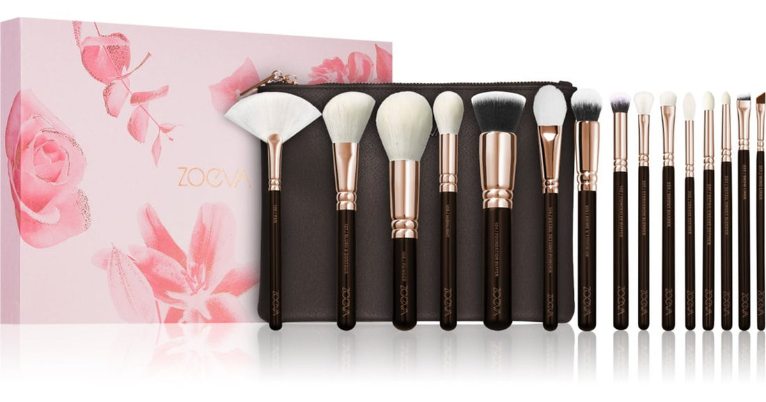 Zoeva The Artists Rose Golden Edition Set de Brochas de Viaje 