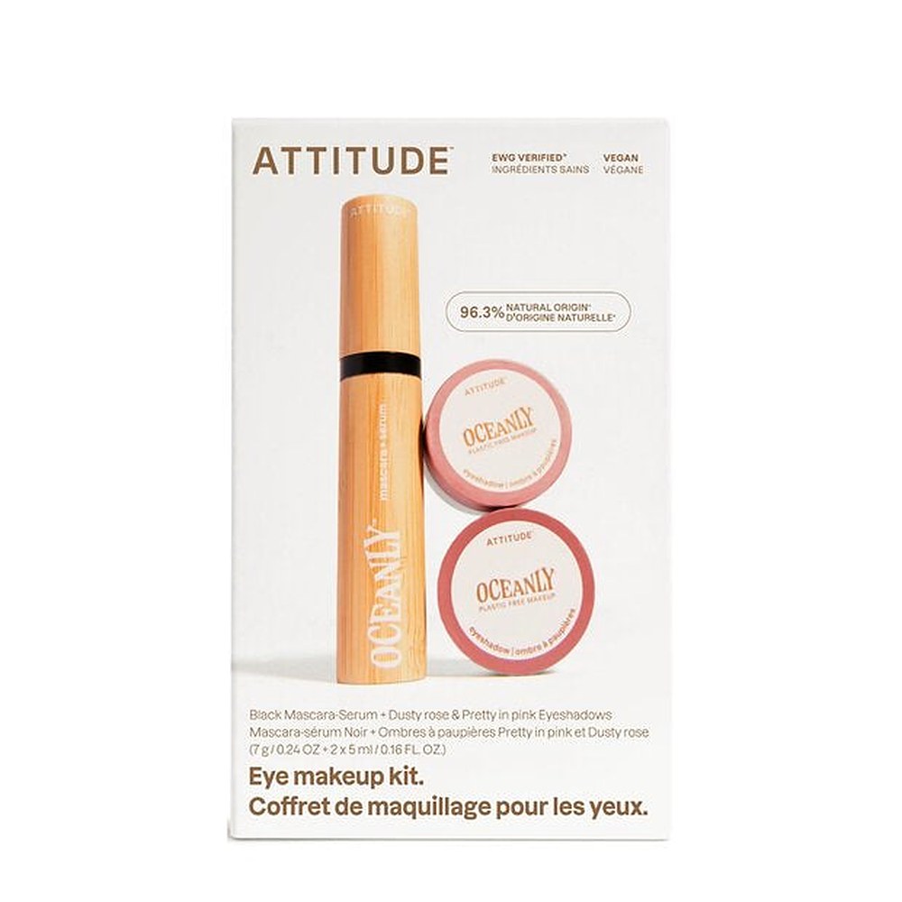 Attitude Kit de maquiagem para olhos rosa Oceanly