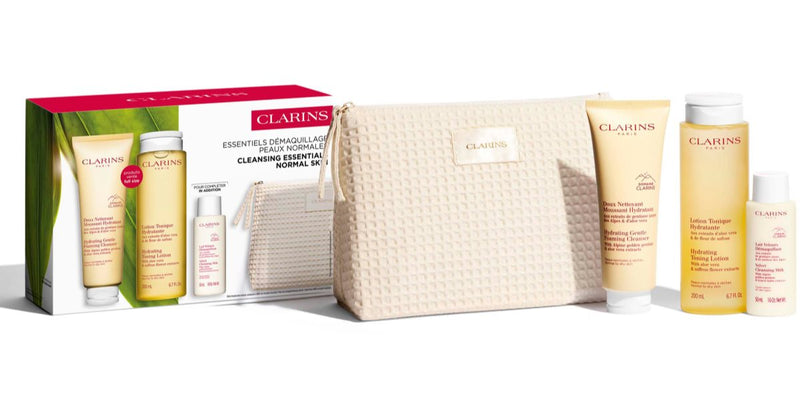 Clarins Cleansing Essentials Normal Skin gaveæske til normal hud 
