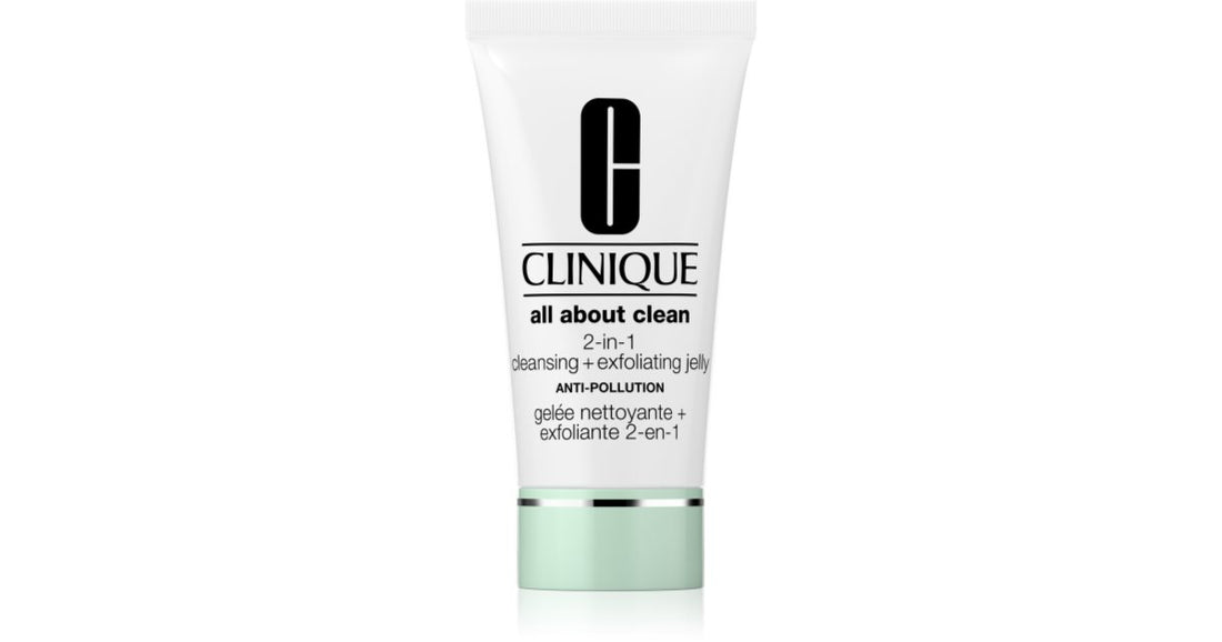 Clinique Alt om Clean 2 i 1 rens + gel exfoliant 150 ml