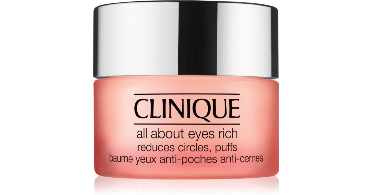 Clinique All About Eyes™ Rijke hydraterende oogcrème tegen wallen en donkere kringen 15 ml